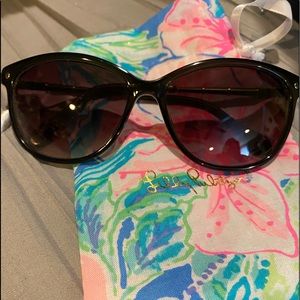 Lilly Pulitzer Bamboosunglasses w/Lillydraw string